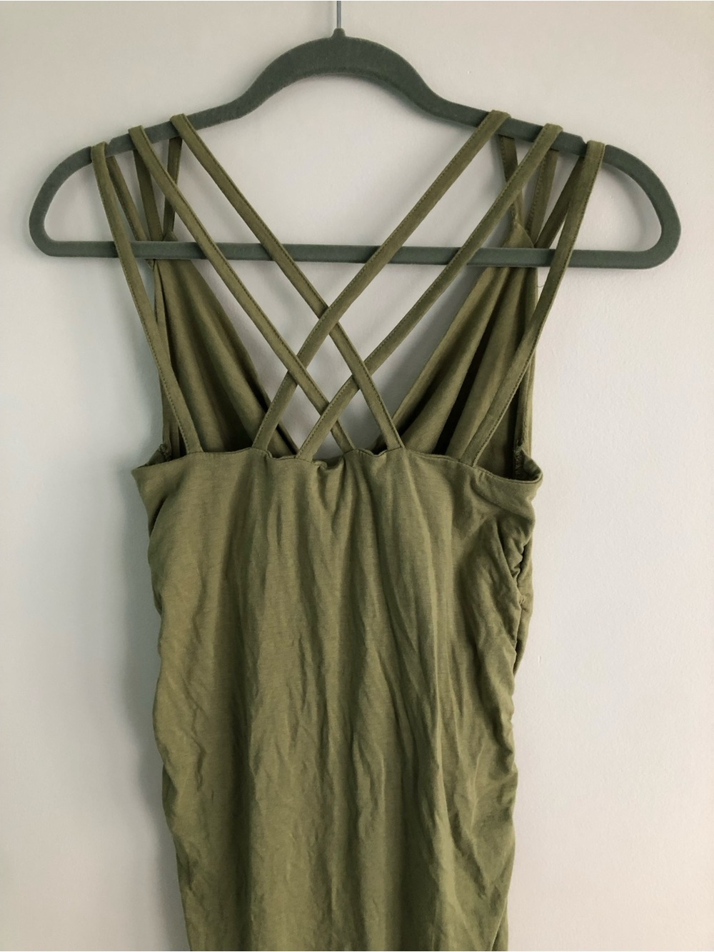Y2K Gypsy Forest Fairy Boho Nomads Bamboo Hemp Strappy Asymmetrical Pixie Dress - Picture 8 of 16